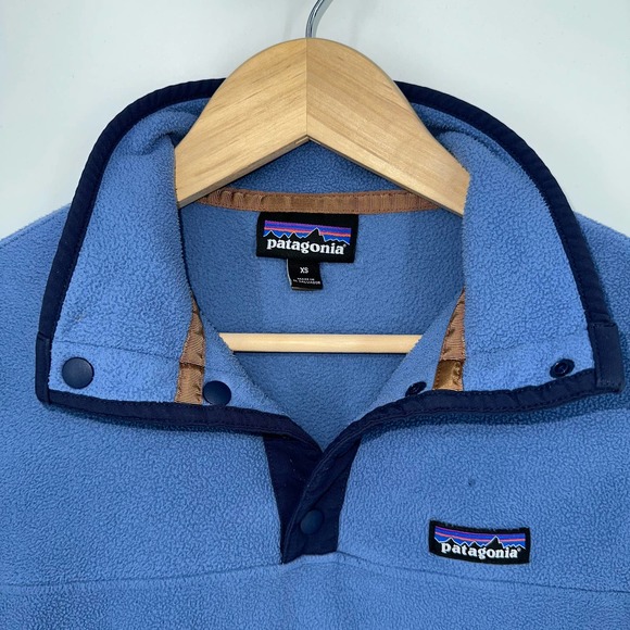 Patagonia Micro D Snap Pullover Fleece Jacket, Blue - Picture 4 of 10